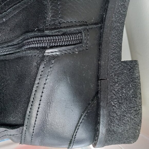 Pajar Karen Black Shearling Lined Boots Sz 38 US 7 - 7.5 - RUN LARGE - FITS SZ 8 - Picture 6 of 16